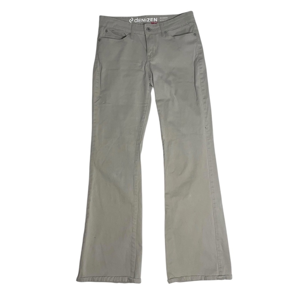 Khaki bootcut pants